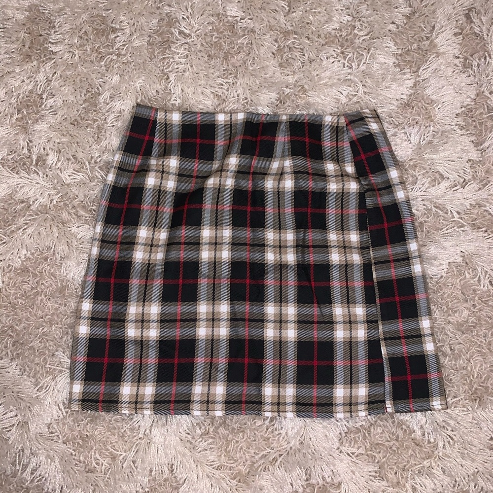 NastyGal Plaid Skirt